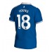 Everton Ashley Young #18 Replika Hemma matchkläder 2023-24 Korta ärmar
